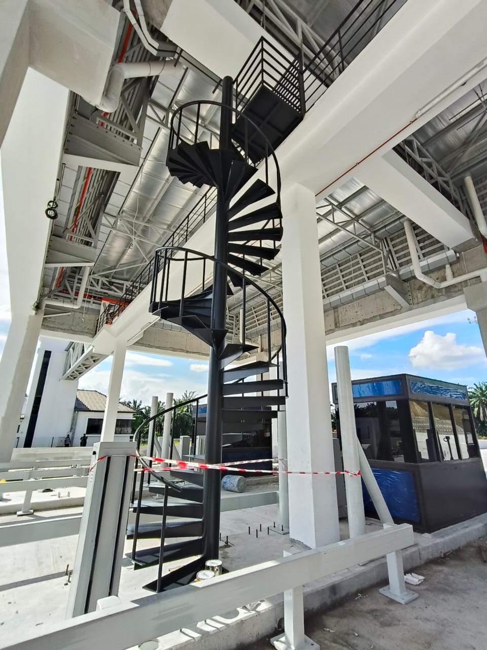 MILD STEEL SPIRAL STAIRCASE